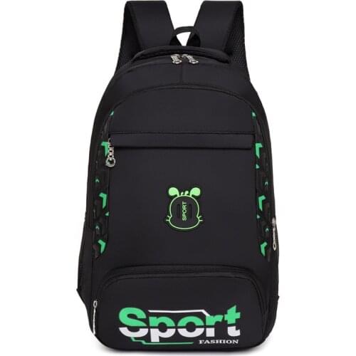 New mens business backpack large-capacity computer bag fashion casual outing anti-splash student school bag