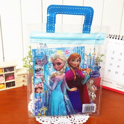 Frozen2 Childrens School Supplies Cute Cartoon Hand-made Stationery Set Birthday Gift Prizes Dress Pattern