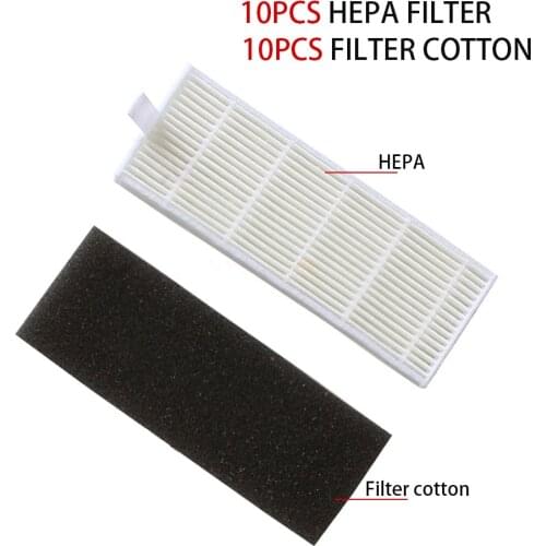 Sponge+ Filters for ILIFE Cleaning Robot for chuwi ilife A4 A4S A6 Robot Vacuum Cleaner hepa filter for Ecovas DN621 DN621 DN620