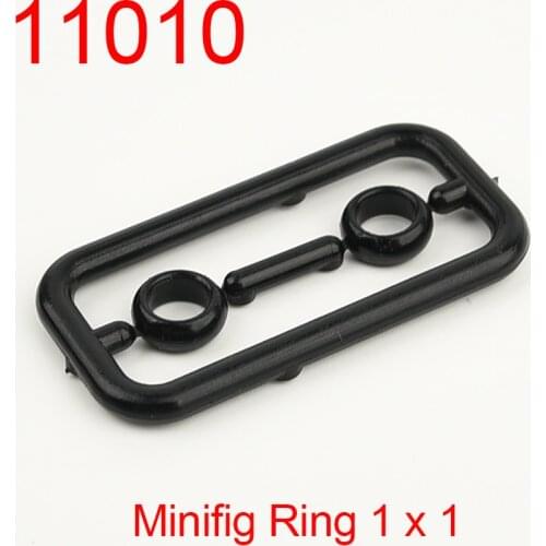 10PCS 11010 Utensil Minifig Ring 1x1 Building block accessories parts MOC DIY Education Build Toys Brick