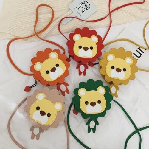 Raged Sheep Fashion New Mini Cute PU Leather Coin Bag Kids Cartoon Small Purses Princess Shoulder Messenger Handbags Wallets