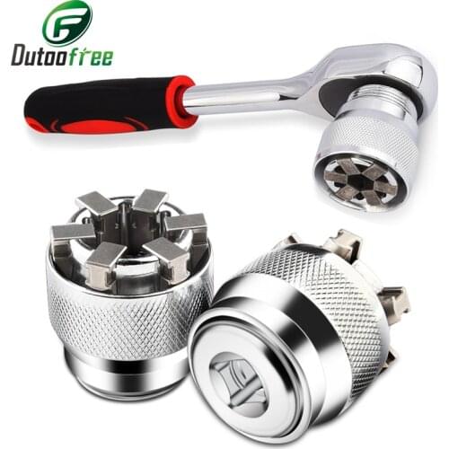 Universal Socket Head Wrench Set Hand Tool Screw Sleeve Multifunctional Magic Sleeve Household Car Repair Tool