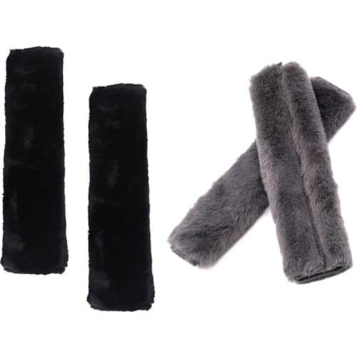 Sheepskin Seat Belt Shoulder Pad- Two Packs- a Must Have for All Car Owners for a More Comfortable Driving