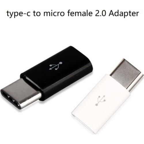 Type-C Male Connector To Micro USB 2.0 Female Converter Data Adapter For Android XP 2003 Vista Type-C OTG Adapter Converters