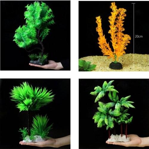 Underwater Artificial Seaweed Water Plants for Aquarium Decorations Suitable for Home and Office Fish Tank Decor Accessories