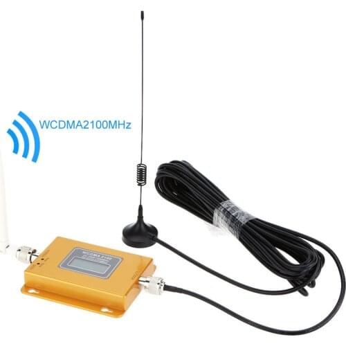 Signal Repeater 75db 3g 2100 Repeater cell phone Signal 2100MHz repeater Mobile 2100 MHz Signal Booster Amplifier 3G LTE WCDMA U