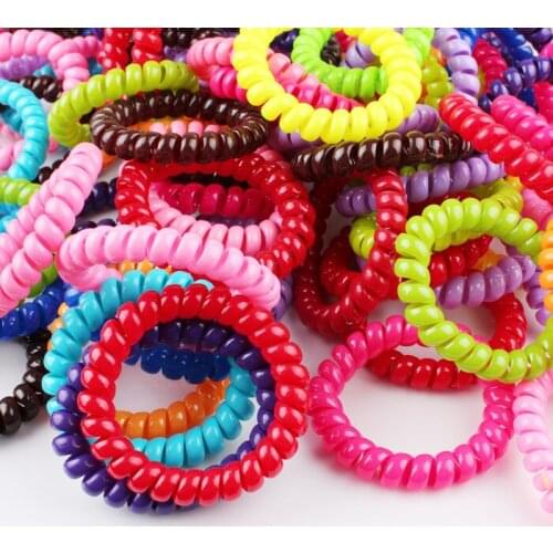 Girls headwear headband telephone line hair elastic telephone line hair band hair jewelry headbands telephone line gum headwear