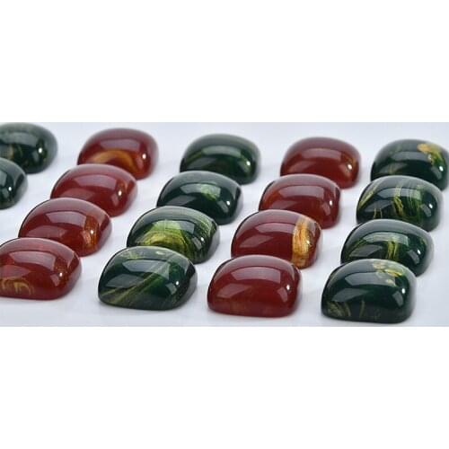 Retro half pill resin magic flow sands halo red green patch DIY handmade jewelry earrings hair accessories