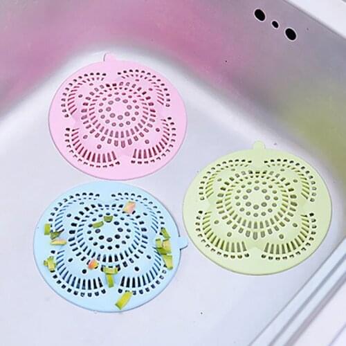 Rubber Shower Bathtub Floor Filter Silicone Sink Drain Strainer Hair Catchers Water Stopper Bathroom Kitchen Deodorant Plug