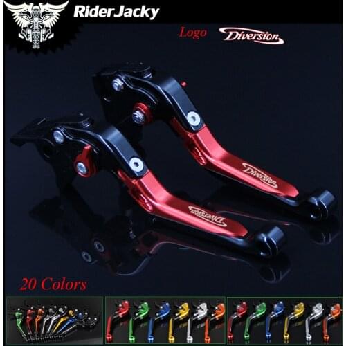 Riderjacky Red+Black For Yamaha XJ600 S DIVERSION 1992-2003 2002 Adjustable Folding Extendable Motorcycle Brake Clutch Levers