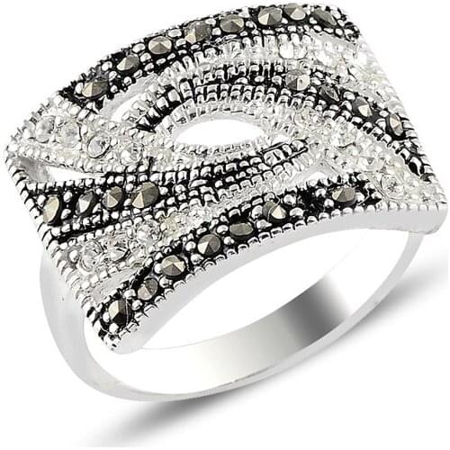 Silver 925 Sterling Zircon Stone Ring