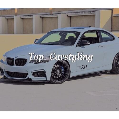 Nardo Gray Ceramic Satin Vinyl Car Wrap FILM Covering With air free PROTWRAPS Low tack glue Like 3M Quality 1.52X20M / 5x67ft