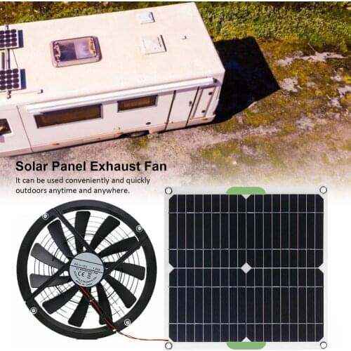 Silicon Solar Exhaust Fan Extractor Fan For Room Ventilation Mini Ventilator Solar Panel Powered Fan