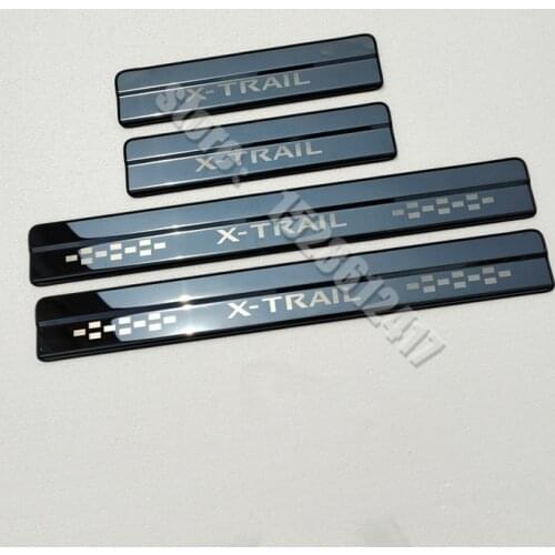 Car Styling for Nissan X-Trail X Trail XTrail Rogue T32 2014-2019 Stainless Steel Door Sill Scuff Plate Welcome Pedal Trim