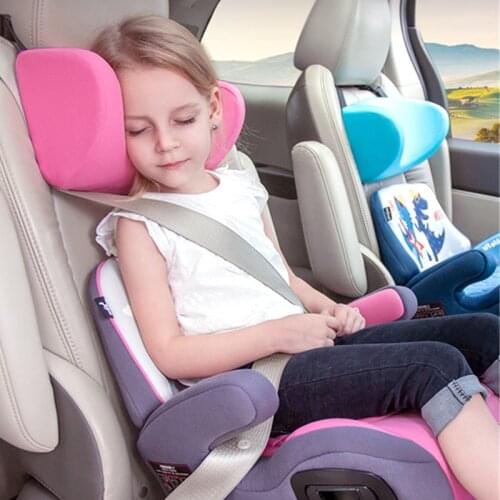 Comfortable Child Baby Carseat Head Support Band Strap Child Seat Cushion Kids Car Seat Head Pillow for Toddler Child Kid Infant