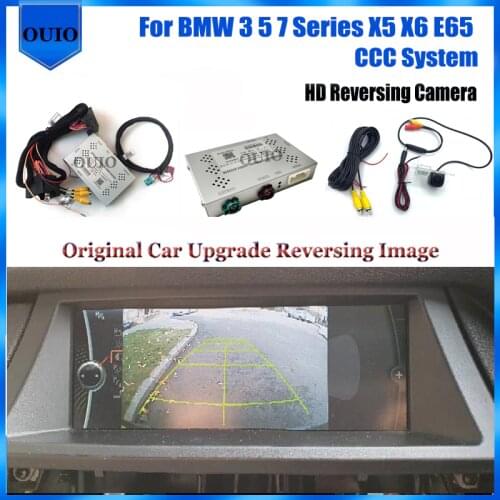 Rear Camera Interface video For BMW 3 5 7 Series x5 x6 e65 ccc system Original Screen Upgrade Reversing Camera adapter