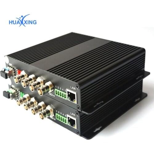 1/2/4- Channels SDI Fiber Converter , Fiber Optic Video Converter LC Connector
