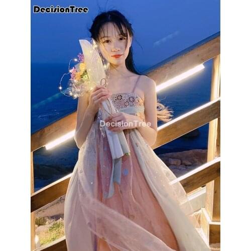 2021 hanfu costume dress improved hanfu clothing women female national wind dresss daily hanfu fairy costume kimono dress