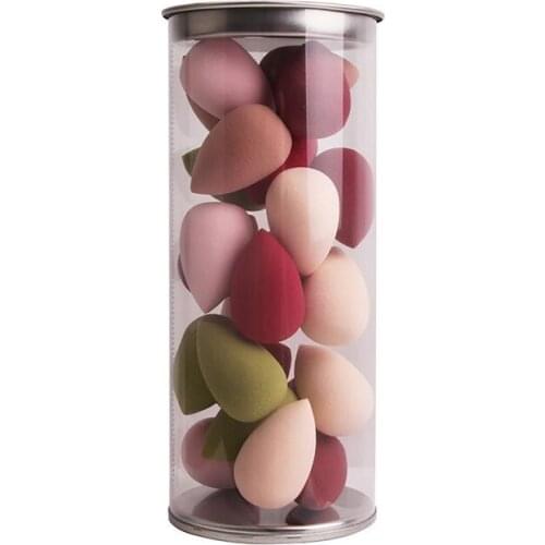 30pcs Facial Mini Makeup Puffs Beauty Sponge Powder Foundation Base Concealer Cosmetic Sponge Egg Cosmetic Puff Make up egg
