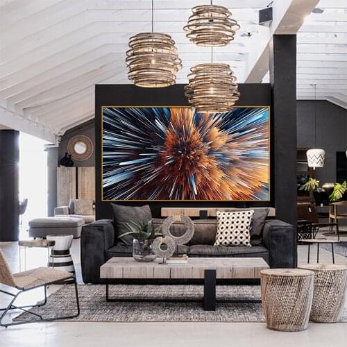 Colorful Clouds Abstract Oil Painting Canvas Poster Print Modern Home Decor Abstract Wall Art Painting Living Room Decor Picture