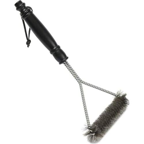 Non stick Barbecue Grill BBQ Brush Stainless Steel Wire Bristles Cleaning Brushes With Handle Durable Cooking BBQ Tools Hot Sale