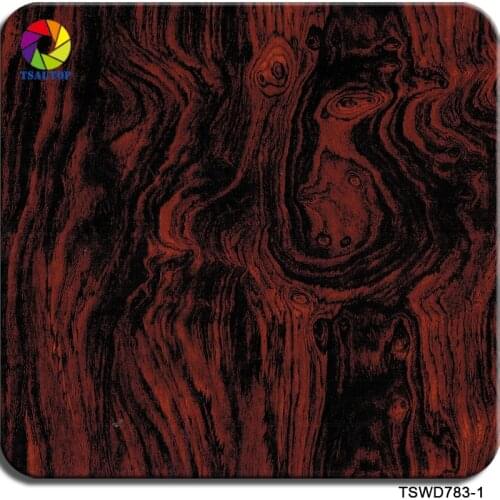TSAUTOP Size 1m x 10m Wood Grain 3D Hydrographic Film Immersion Printing Sheet WDF783-1