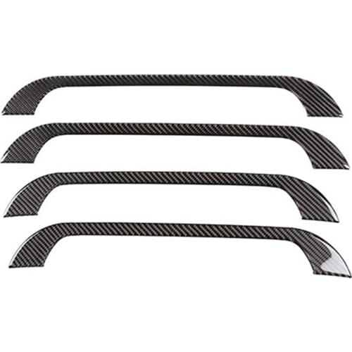 Carbon Fiber Outer Threshold Frame Trim Door Cover Decoration for Mercedes Benz C Class W205 2016-2019