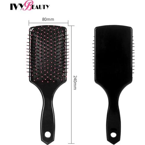 One Piece Scalp Massage Comb Women Girl Detangle Nylon Hairbrush Comb Health Care Comb for Salon Hairdressing Styling