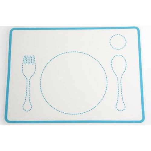 30cm Silicone Placemat for Kids Montessori Early Educational Materials Table Manners Preschool Child Education