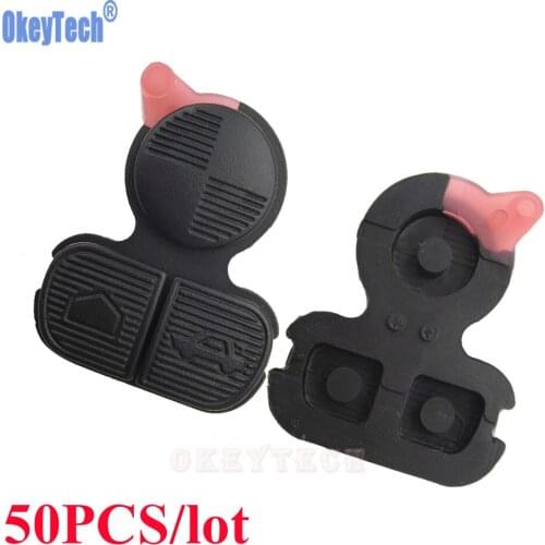 OkeyTech 50PCS/LOT Replacement Entry Remote Key Fob Shell Case Housing 3 Buttons Repair Pad For BMW Series 3 5 7 E36 E38 E39 Z3