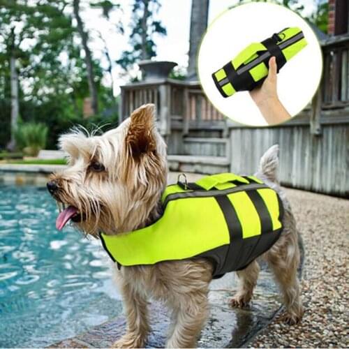 Pet supplies new air bag life vest inflatable folding dog outdoor convenient safety swimsuit