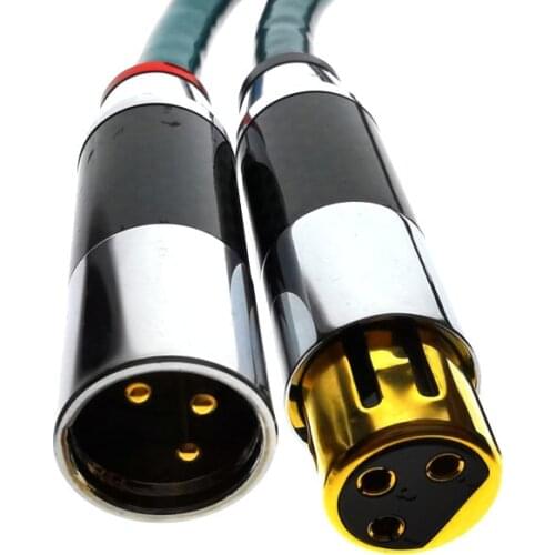 High Quality Ortofon 8NX OFC pure copper audio interconnect cable with carbon fiber XLR plug