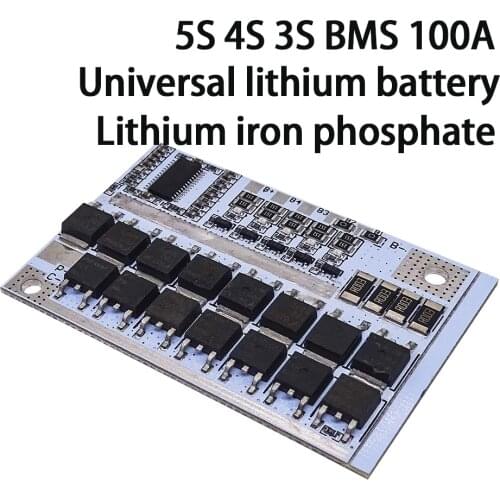 12V 100A 3S BMS Li-ion Li-POLYMER Lithium POLYMER LiMnO Balance Charging Board Battery Protection Circuit Board 14.4 14.8 16.8V