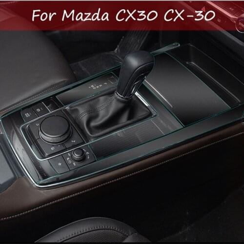 Gear Shift Frame Panel Membrane Protective Film For Mazda CX30 CX-30 2020 2019 Interior Modification Car Decoration