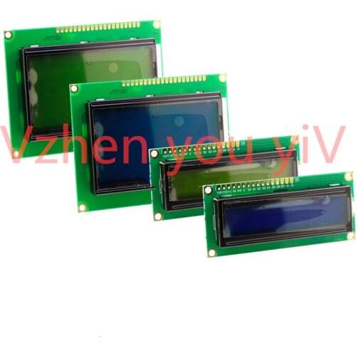 LCD display 1602A 12864B blue screen / yellow green 5V LCD with backlight black words LED