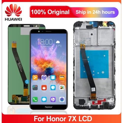 Original 5.93'' Screen For Huawei Honor 7X LCD Display Touch Screen Assesmbly Parts For Honor7X Display Screen