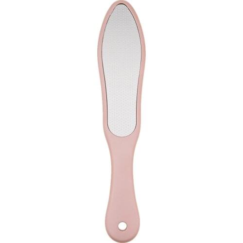 1Pc Pink Double Sided Pedicure Foot Rasp File Scrubber Hard Dead Rough Skin Callus Remover