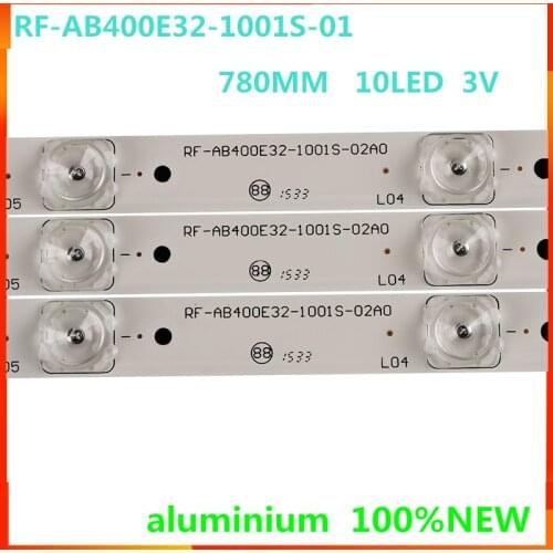 40piece/lot RF-AB400E32-1001S-01 78CM 10LED 3V LCD TV backlight bar 100%new