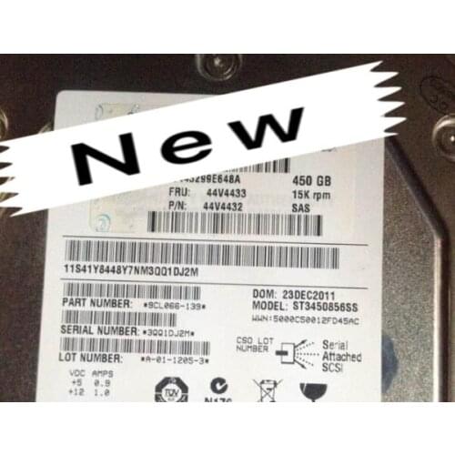 44V4433 44V4432 44V4438 44V4440 450G 15K 3.5inch Ensure New in original box. Promised to send in 24 hours