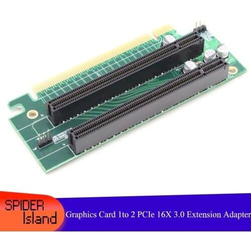 Graphics Card Adapter Card Extension Card PCIE 3.0 Full Speed 16X Server Extend PCI-e 16x