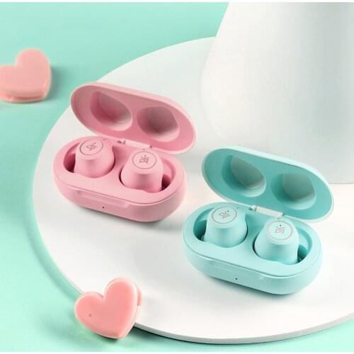 AUGLAMOUR AT200 6mm Moving Coil Wireless Bluetooth 5.0 Earphones In-Ear Sports Music Earbuds IPX5 Waterproof Headset For Phone