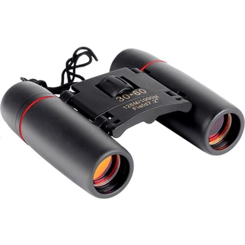 30x60 Zoom Telescope Folding Binoculars Low Light Night Vision for Outdoor Bird Watching Travelling Hunting Camping 1000m X389B