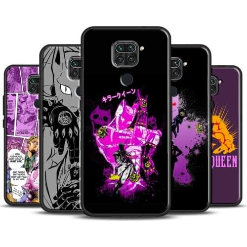 Anime JoJo Killer Queen Phone Case For Xiaomi Redmi Note 10 9 Pro 9S 8T 8 Pro Coque For Redmi 9 9C 9A 8A 9T K40
