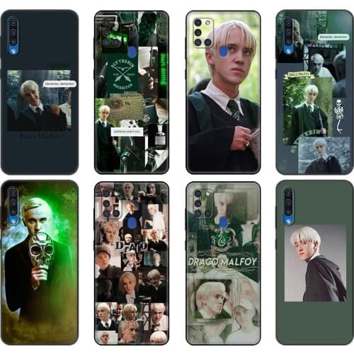 Black tpu Case For Samsung Galaxy A50 50S A30S A10 A01 A11 A21S A31 A41 A51 A71 M21 M30S S10 LITE Cover Draco Malfoy
