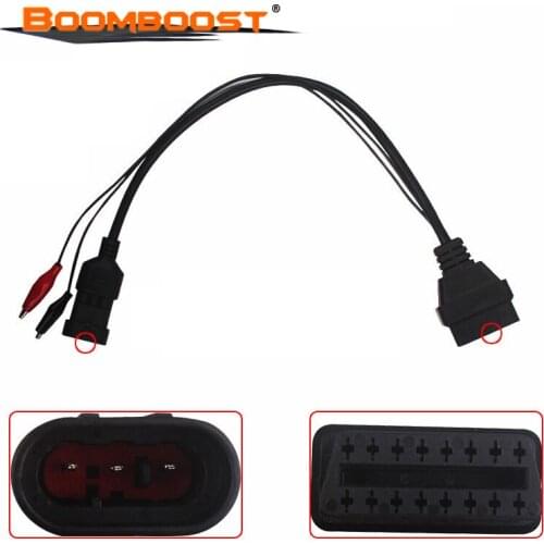 Diagnostic Tool Cable adapter Fit For Fiat/Alfa/Lancia to 16 Pin OBDII OBD2 OBD-II Connector Auto Car Cable OBD For fiat 3pin