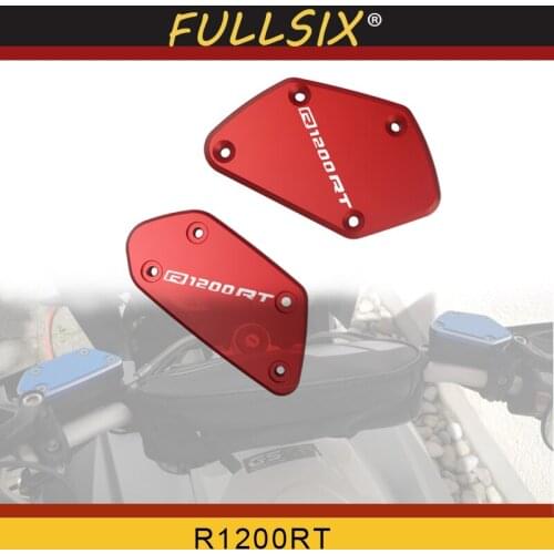 FOR BMW R1200RT R1200 RT R 1200RT 2014-2017 pair of CNC Aluminum Motorcycle Brake Fluid Fuel Reservoir Tank Cover Cap