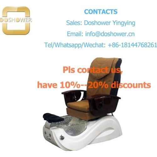 DS Toepia GX With glass bowl and magnetic jet pedicure spa chair