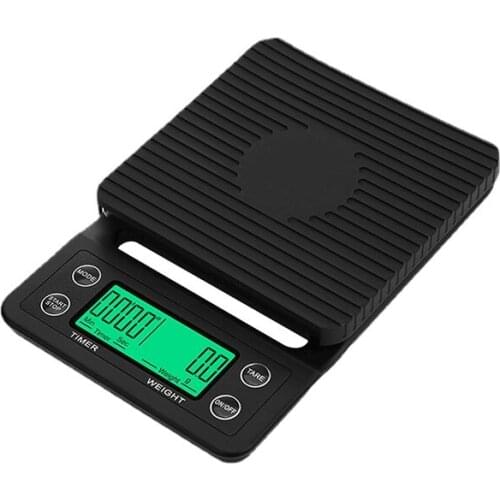 Coffee electronic scale 0.1g timer gram scale household small kitchen scale hand coffee roasting smart platform scale