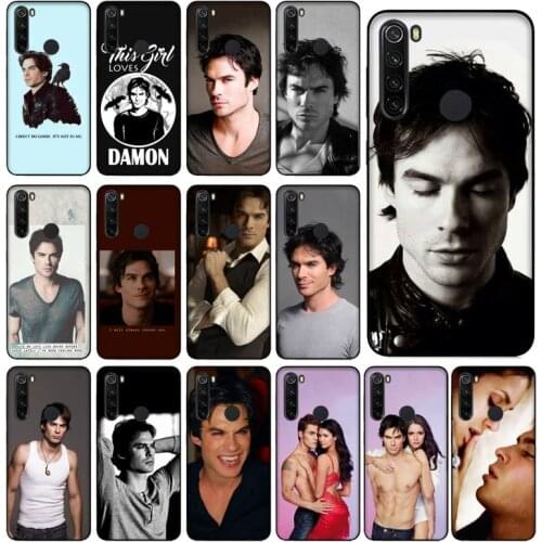 FHNBLJ The Vampire Diaries Ian Somerhalder Phone Case for Xiaomi Redmi 5 5Plus 6 6A 4X 7 8 Note 5 5A 7 8 8Pro