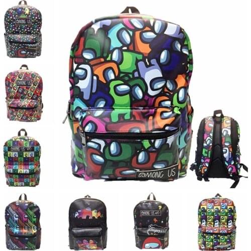 13 Style Game Backpack PU School Bag Bookbag Laptop Knapsack Bag Travel Bags for Girls Boys Students Bags Gifts 0331